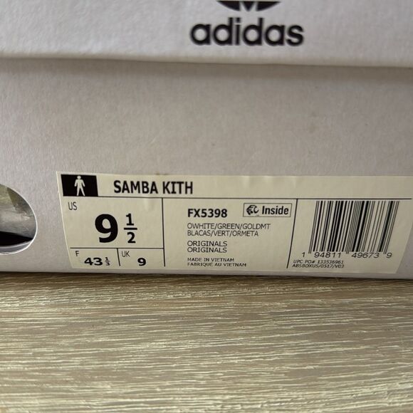 adidas Samba OG
Kith Classics White Green size 9.5 NWT in box - Picture 6 of 12